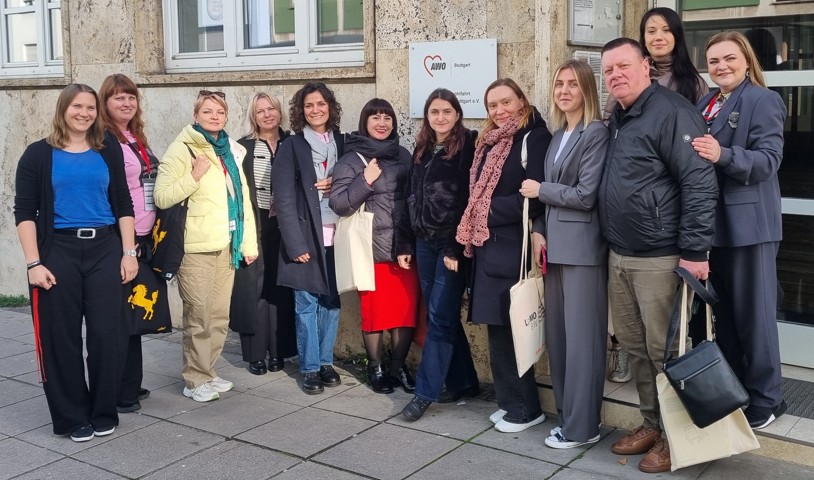 Einleitungsbild Besuch einer Delegation der ukrainischen Partnerstadt Chmelnyzkyj bei der AWO Stuttgart