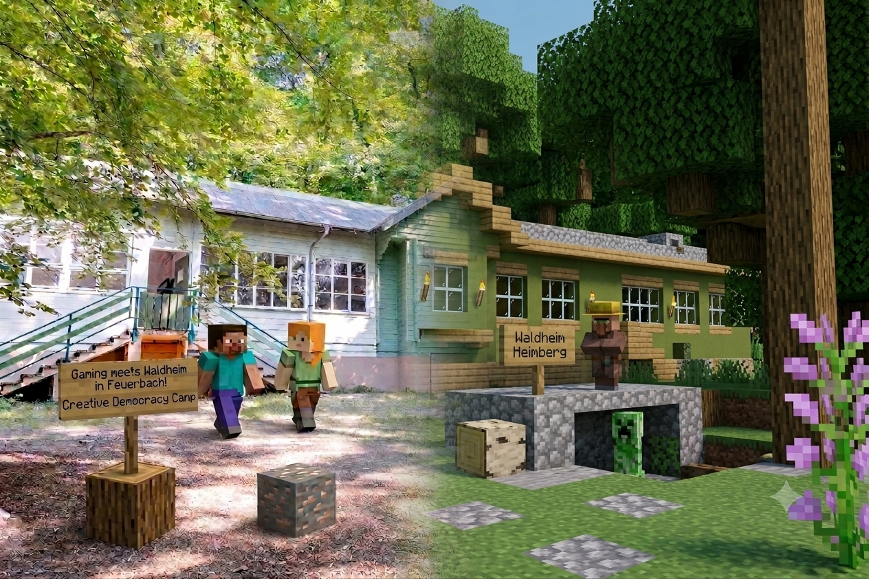 Tipp für die Sommerferien: Gaming meets Waldheim - Creative Democracy Camp