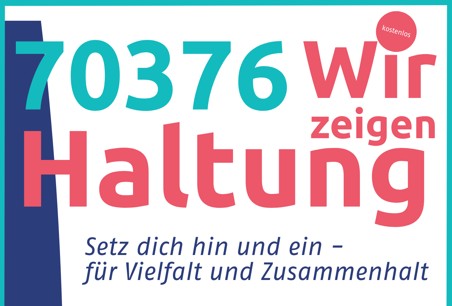 Einleitungsbild 70376 zeigt Haltung - für Vielfalt und Zusammenhalt