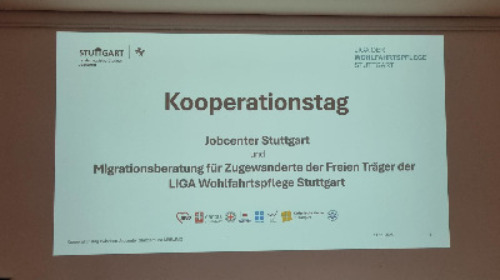 Einleitungsbild Kooperationstag zwischen dem Jobcenter Stuttgart und den Migrationsberatungen der LIGA Wohlfahrtspflege Stuttgart