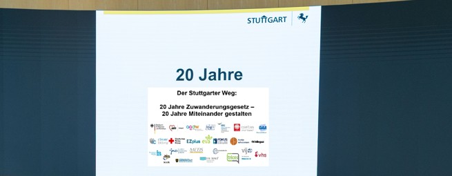 Einleitungsbild Der Suttgarter Weg - 20 Jahre Zuwanderungsgesetz - 20 Jahre Miteinander gestalten