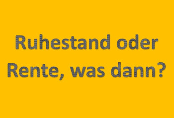 Einleitungsbild Ehrenamt im Ruhestand - eine sinnvolle Beschäftigung