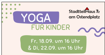Einleitungsbild Yoga für Kinder im Stadtteilhaus Ost