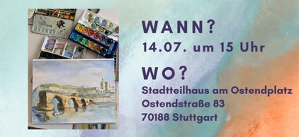 Einleitungsbild Vernissage im Stadtteilhaus am Ostendplatz